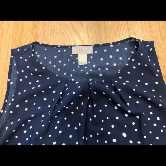 Loft blue dotted shell - Picture 3 of 3